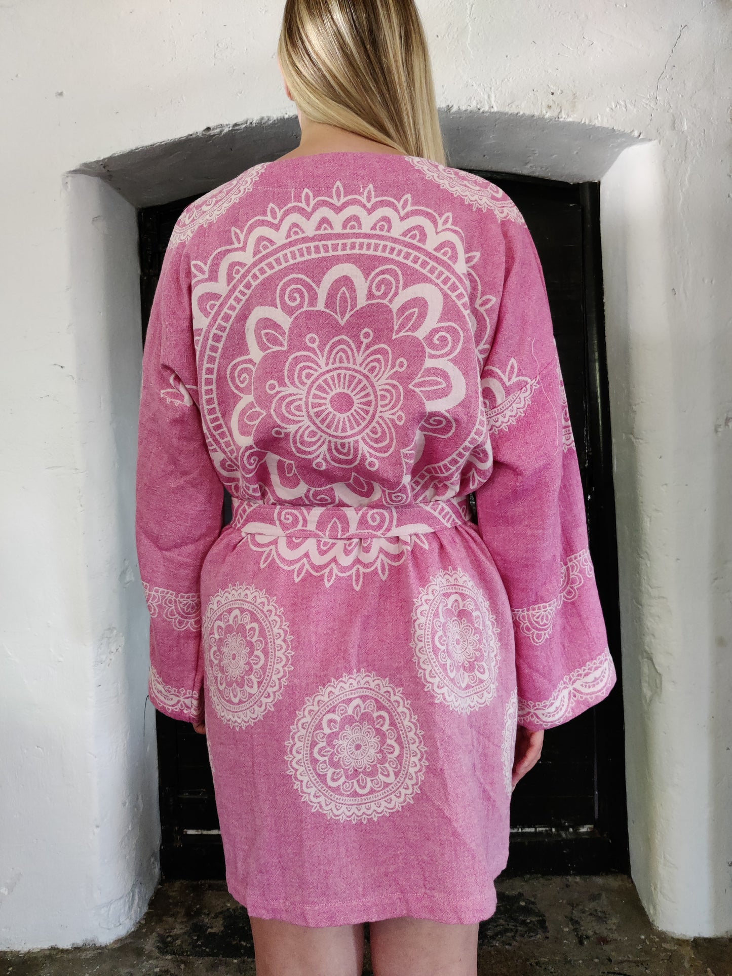 Mandala Kimono short