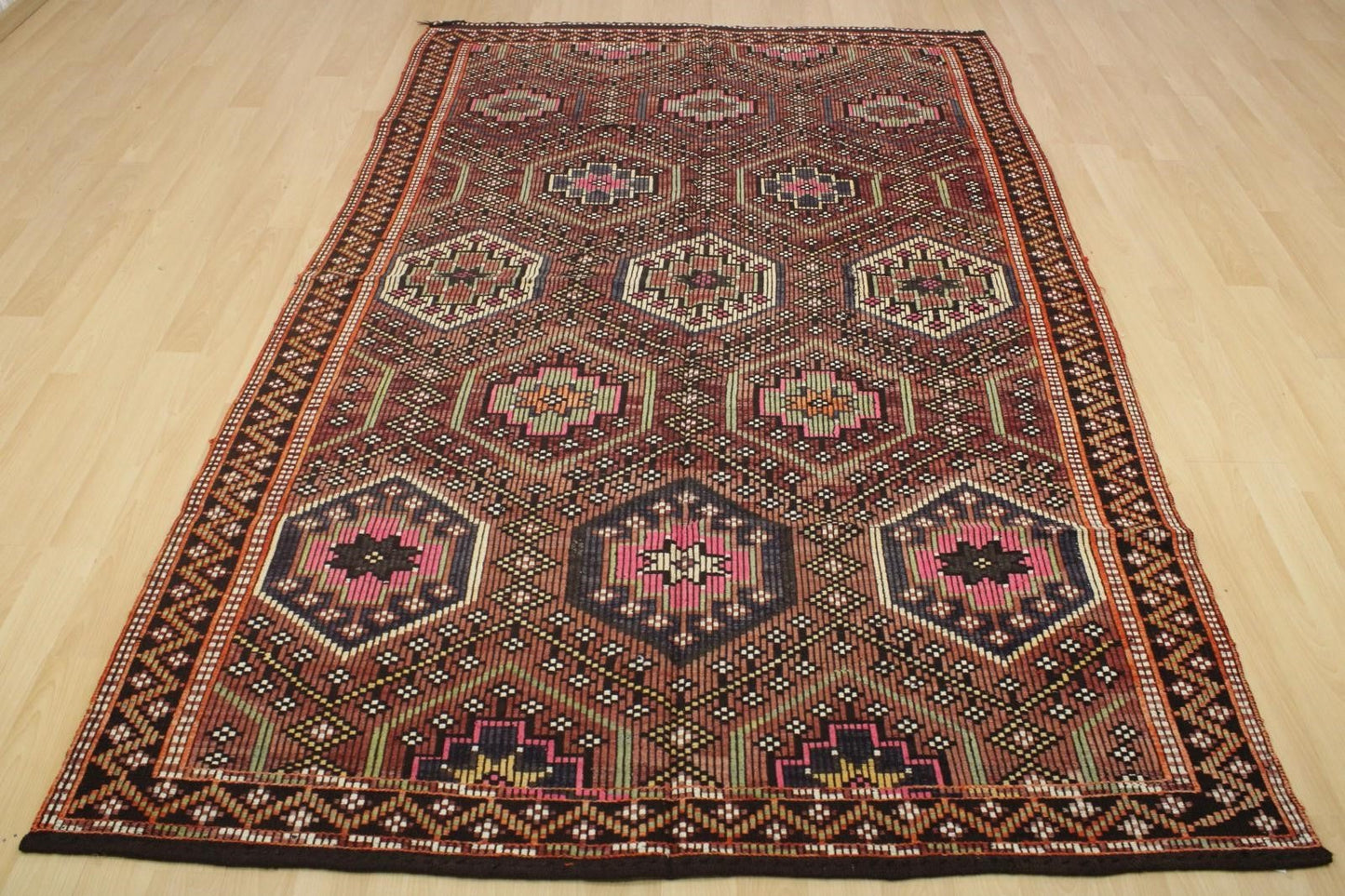 Kelim Vintage carpet, size 135x80 cm, 50 years