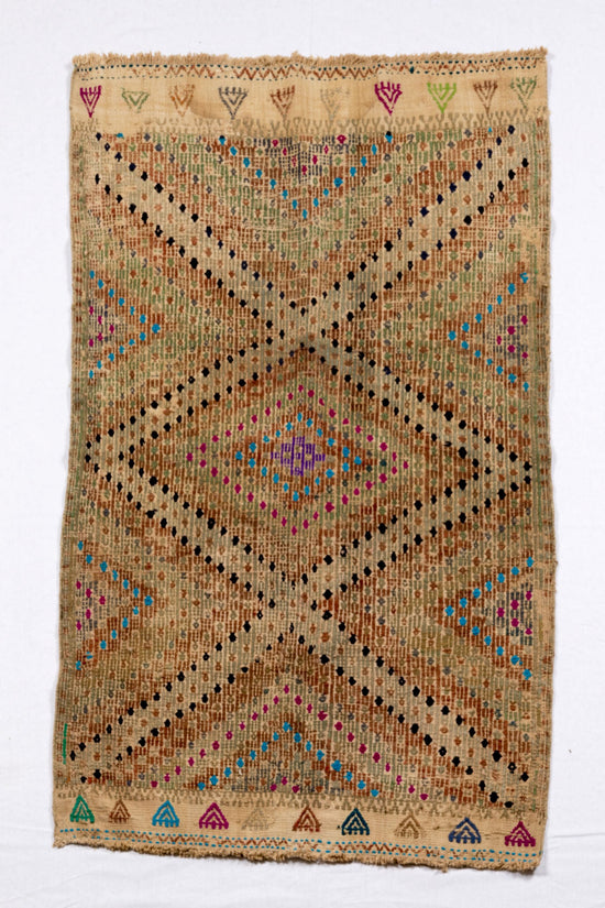 Kelim Vintage carpet, size 185x85 cm, 100 years