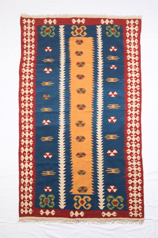 Kelim Vintage rug, size 220x130 cm, 40 years