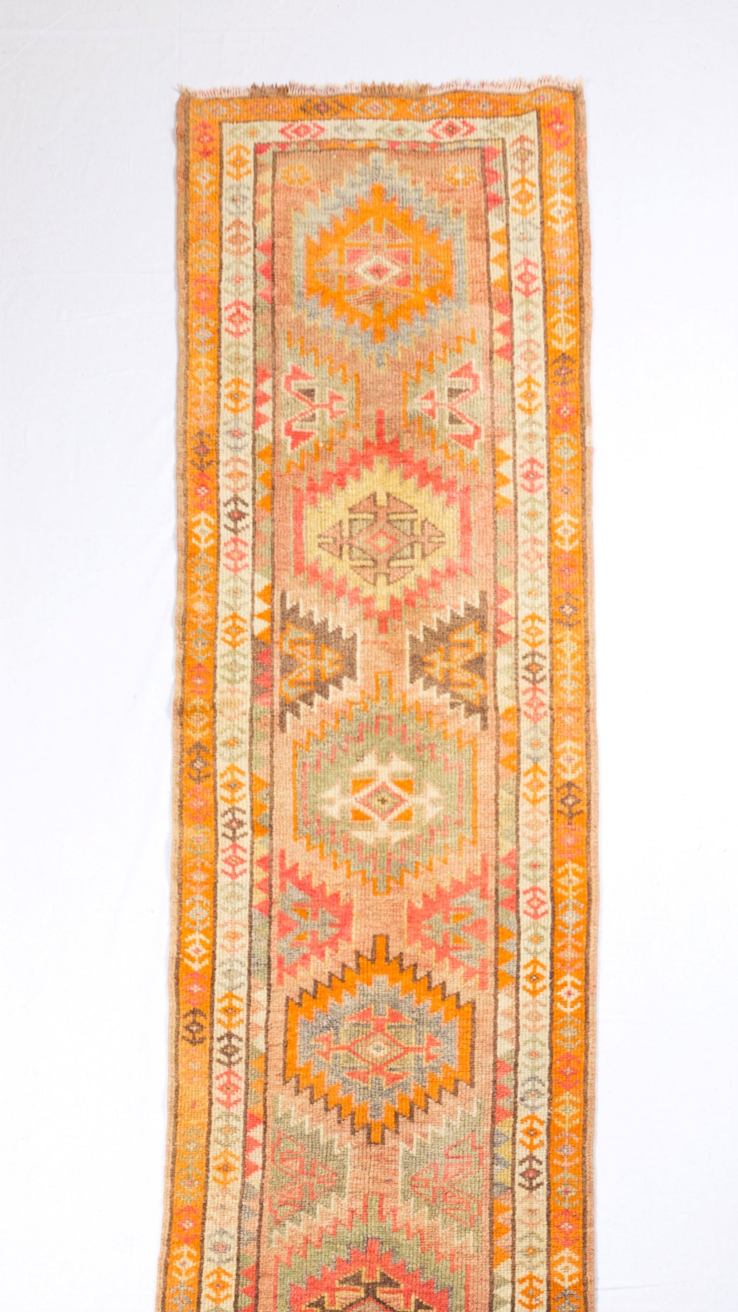Kelim Vintage carpet, size 440x85 cm, 70 years
