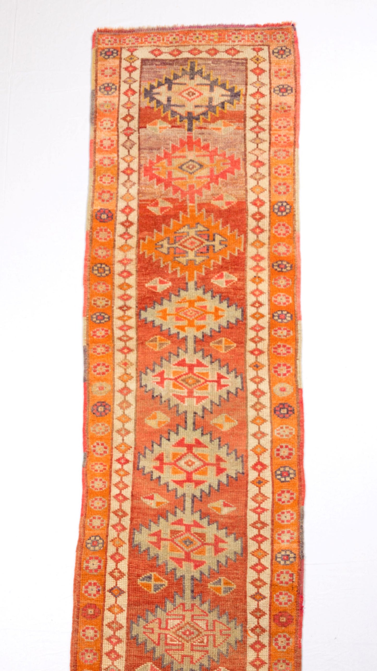 Kelim Vintage carpet, size 490x85 cm, 80 years