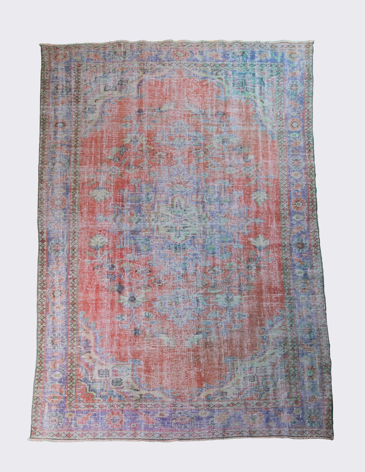 Vintage carpet, size 242x155 cm, 50+ years