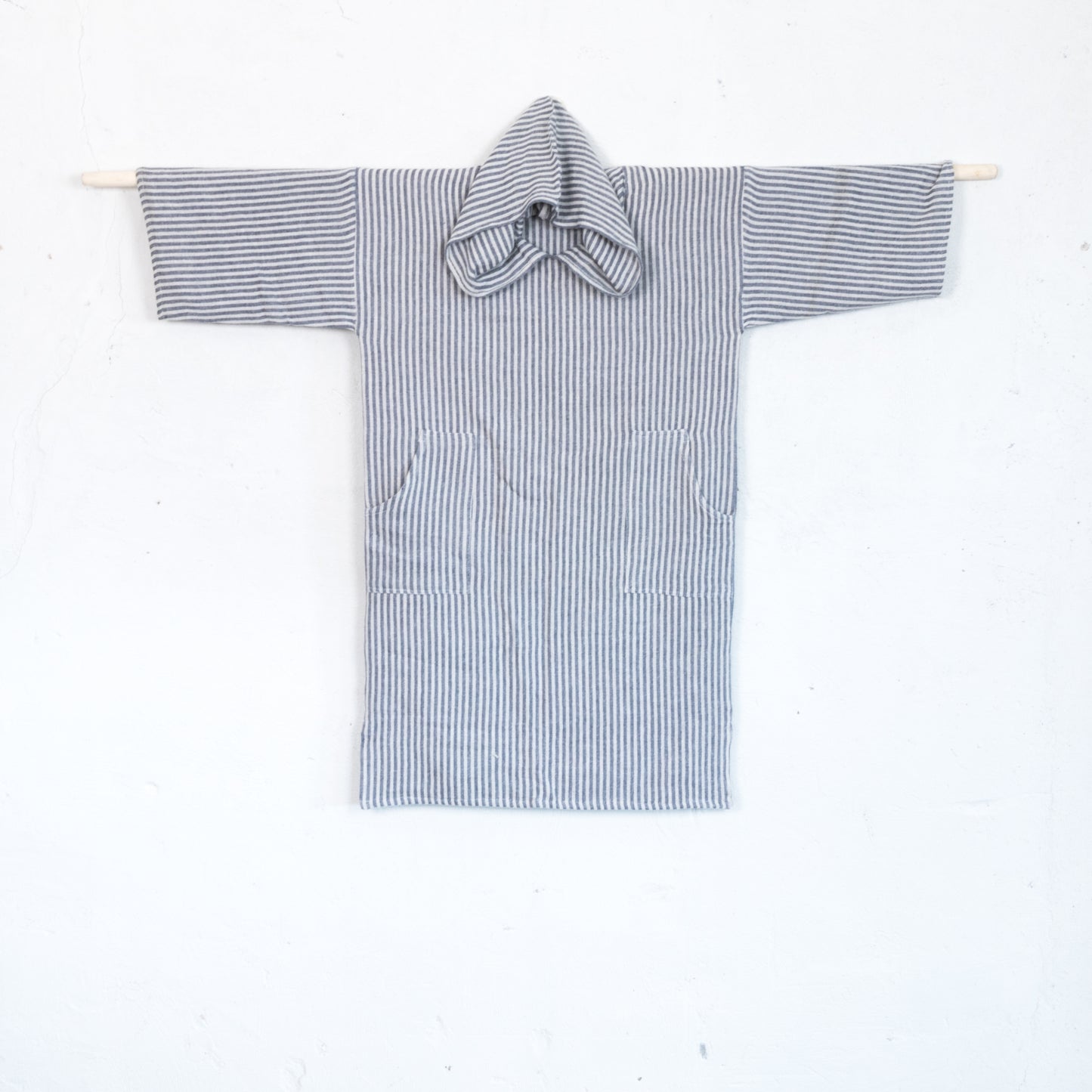 Ruukki sauna/living suit with sleeves - vertical stripe